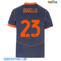 Camisa de time de futebol Inter Milan Nicolo Barella #23 Replicas 3º Equipamento 2025-26 Manga Curta